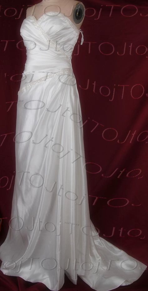 Sweet heart A-line wedding gown-DWG0931