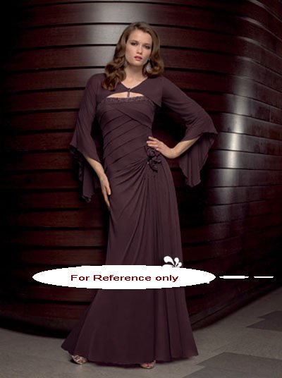 Strapless sheath evening suit-6216