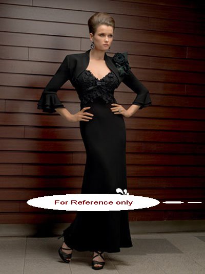 V neck mermaid evening suit-6217