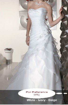 Sweet heart mermaid wedding gown-WG807