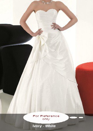 Sweet heart A-line wedding gown-WG808