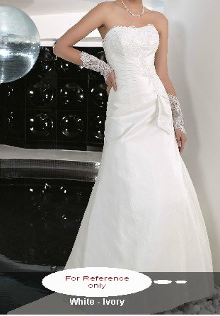 Strapless mermaid wedding gown-WG810