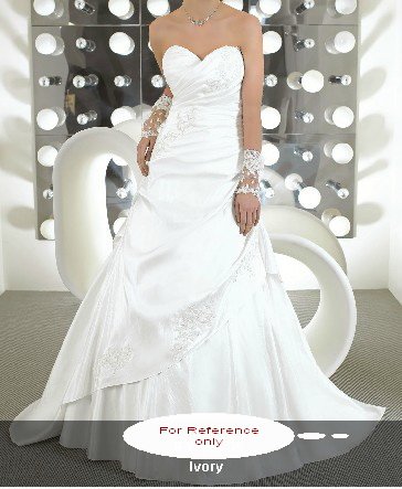Sweet heart A-line wedding gown-WG811