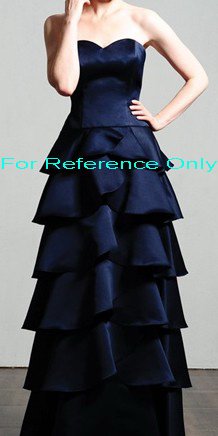 Sweet heart A-line evening dress-ED049
