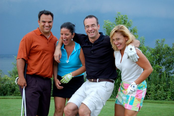 Golfing