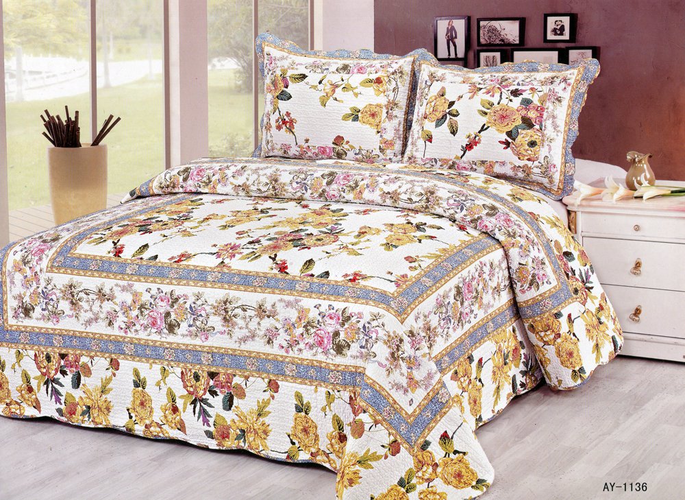 4pcs floral bedding set AY-1136
