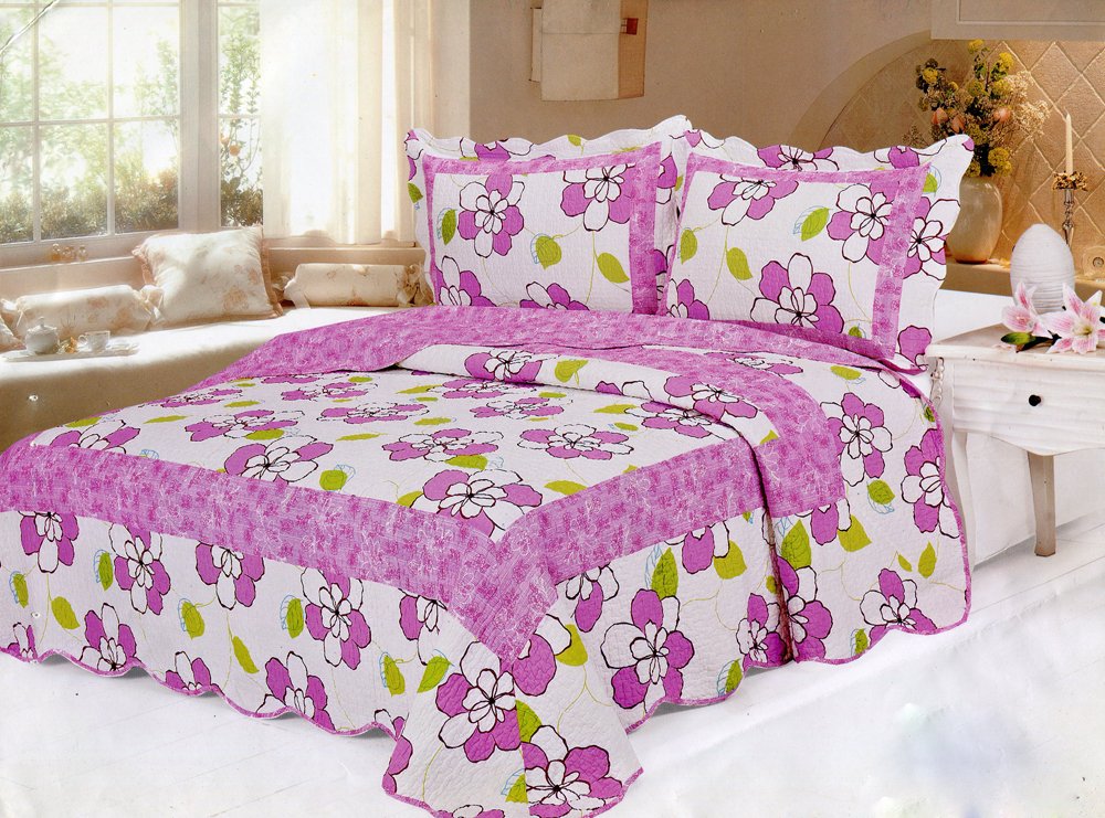 4pcs Ame floral bedding set AY-1157