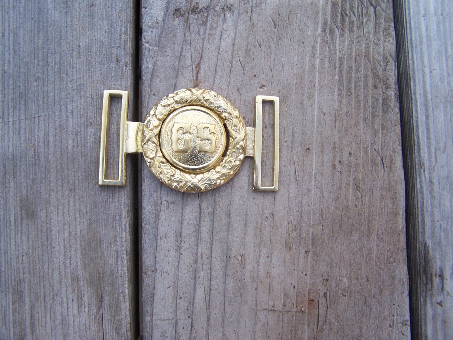 Civil war 2 piece brass CS spoon buckle
