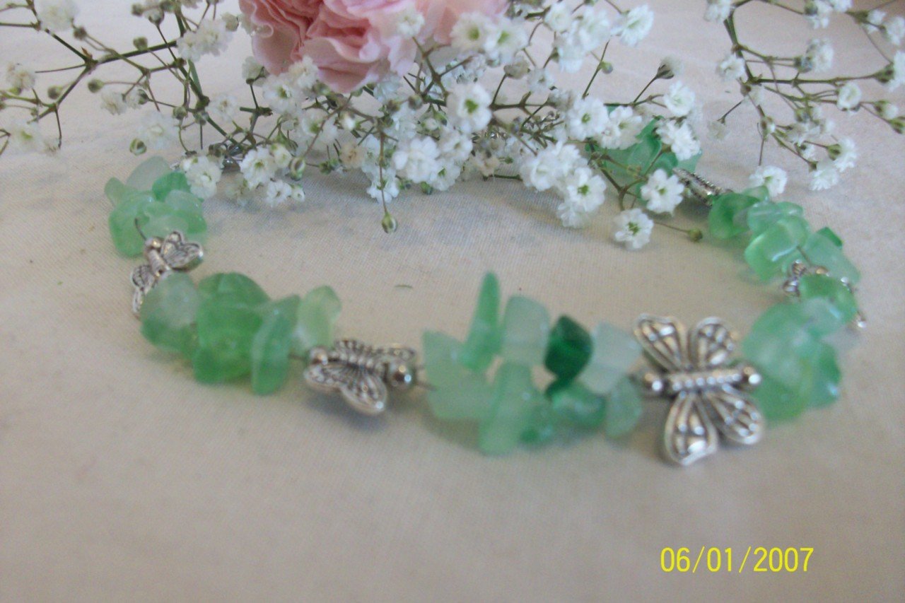 Beautiful REALGem Stones and TibetanSilver bracelets