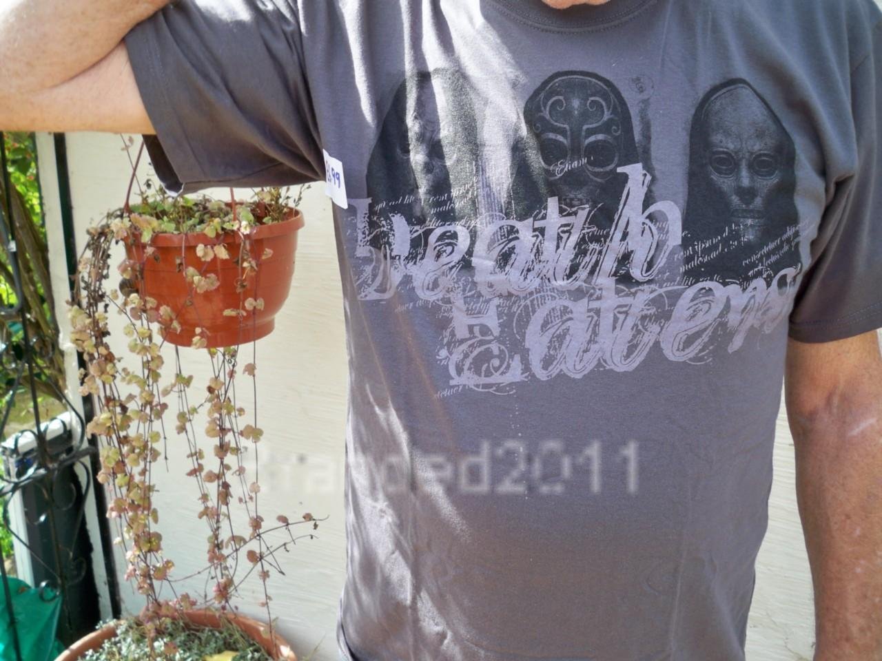 HARRY POTTER: DEATHEATERS CHARCOAL TSHIRT