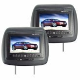 LCD Car Headrest DVD Player + FM Transmitter -Pair