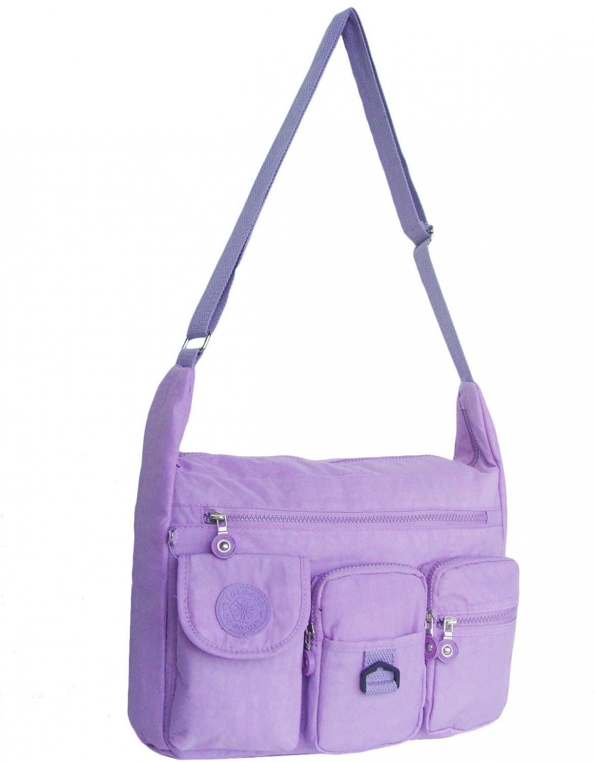 HONG YE Pure Stripe Slouch Bag,sku:hb75lightpurple3