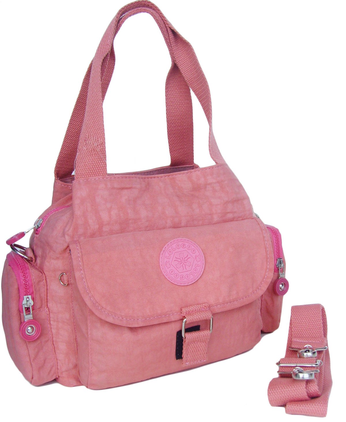 HONG YE Pure Stripe Slouch Bag,sku:hb077orange1