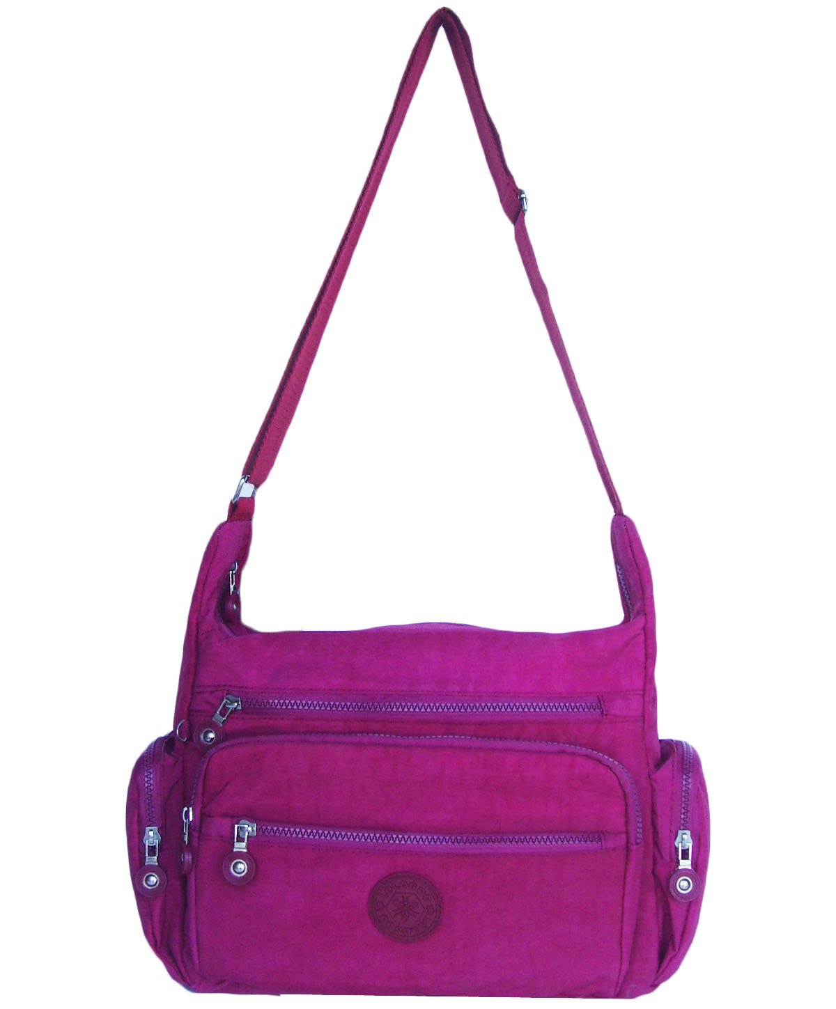 HONG YE Pure Stripe Slouch Bag,sku:hb78red2