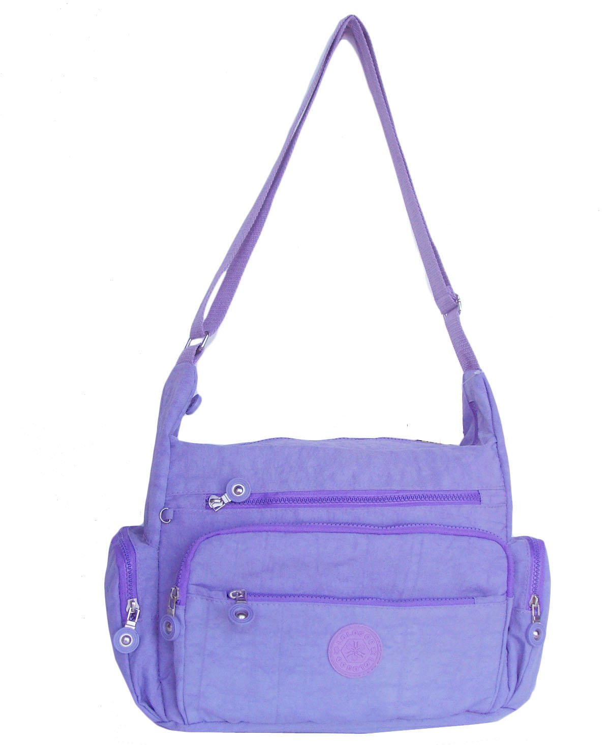 HONG YE Pure Stripe Slouch Bag,sku:hb78purple3