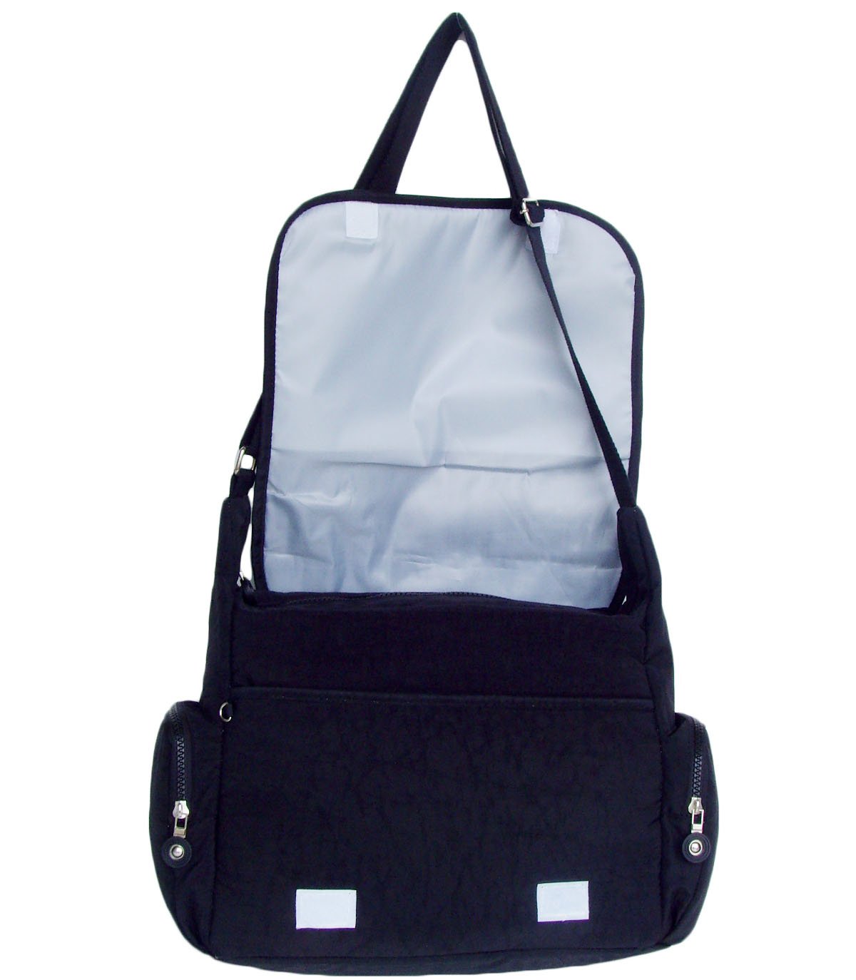 HONG YE Pure Stripe Slouch Bag,sku:hb79black5