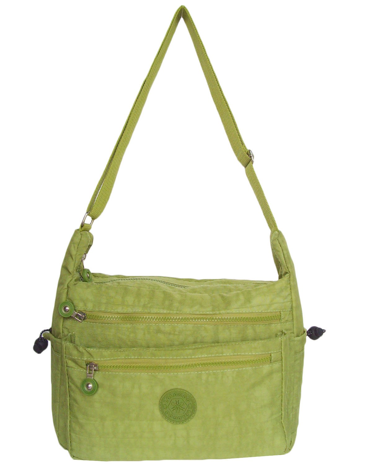 HONG YE Pure Stripe Slouch Bag,sku:hb80green4