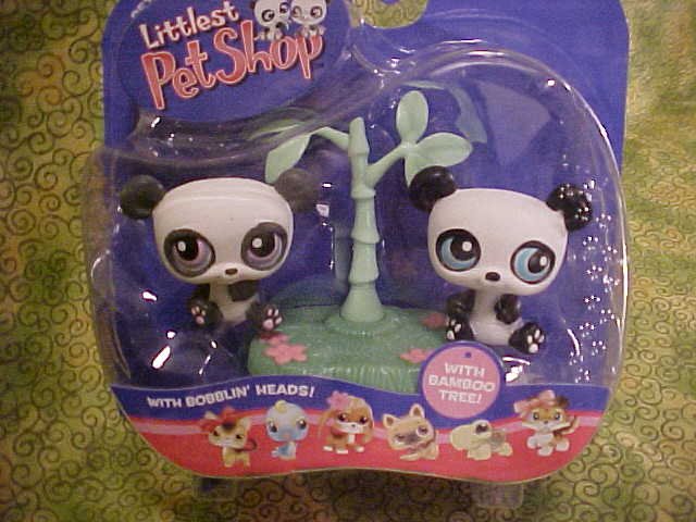 Littlest Pet Shop TWIN PANDAS Pet Pairs NIP