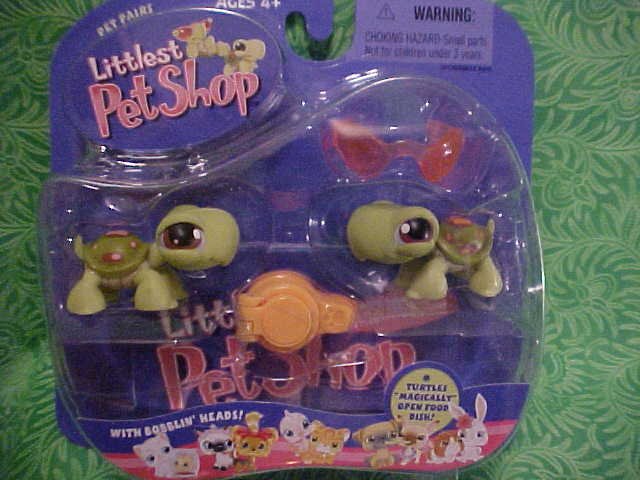 Littlest Pet Shop TWIN TURTLES with Sunglasses NIP