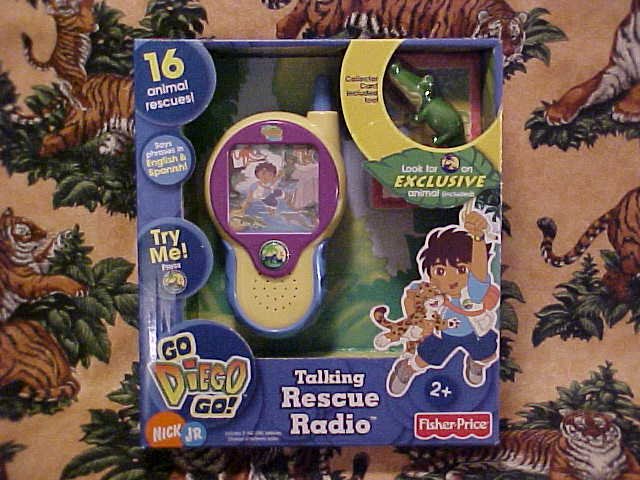 Dora The Explorer GO DIEGO GO Talking Rescue Radio NIB