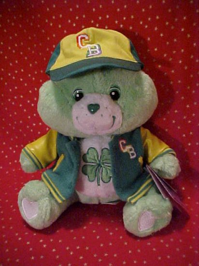 Care Bears GOODLUCK Team Spirit Plush 10in. NWT