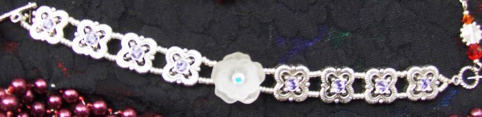 Swarovski silver and crystal bracelet