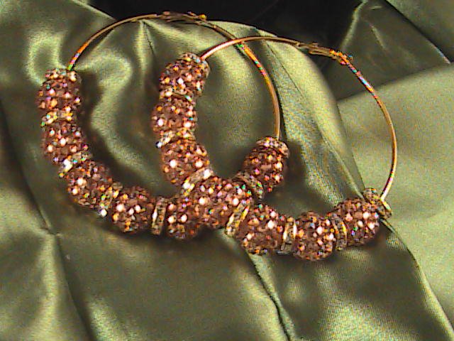 Basketball Wives Celebrity Inspired Hoops "Glitz & Glam"