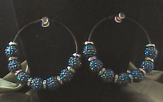 Basketball Wives Inspired earrings "Royal Glam II"