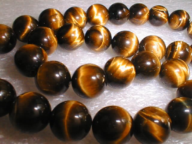 12mm yellow tiger eye stone beads/necklace