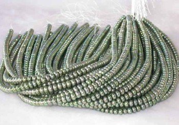 wholesale 16"" 6-7mm green pearl necklace strings