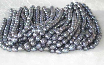 wholesale 9-10mm 16"" peacock pearl necklace strings