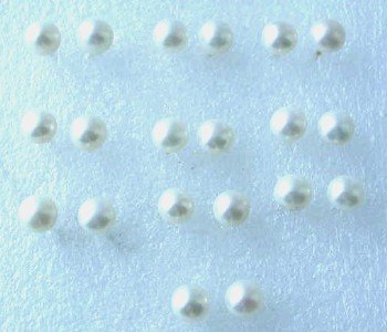 Wholesale 10 pairs 6.5-7mm white pearl S925 earring