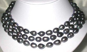Brand New AA genuien 50"" 10-11mm peacock pearl necklace