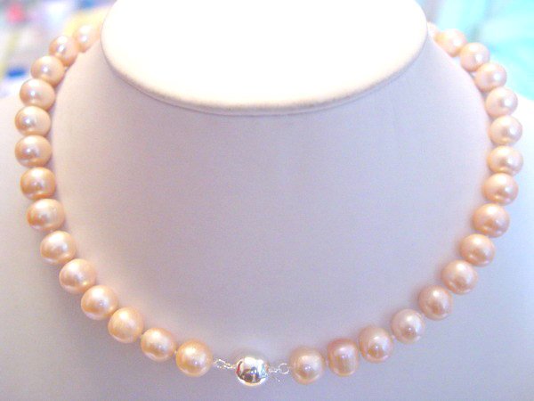 18'' 10-11mm pink fw pearl