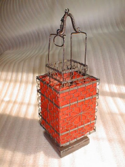 square stunning red Chinese traditional stye lantern