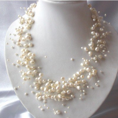 17.5"" beauty genuine F/W pearl necklace