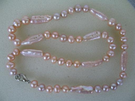 exquisite 17"" freshwater pearl necklace