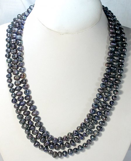 BAROQUE 68'' SINGLE 7-9MM CULTURED PEARL NECKLACE