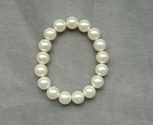 ELEGANT WHITE SOUTH SEA SHELL PEARL BRACELET