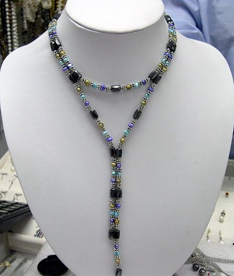 Multifunctional magnet& cultured pearl Necklace