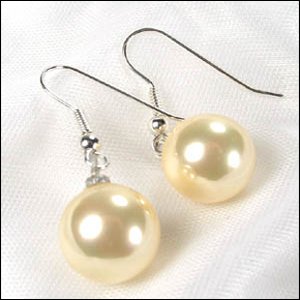 SUPERB 12MM YELLOW SOUTH SEA SHELL PEARL
