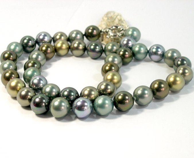 SUPERB 20'' 14MM SOUTH SEA SHELL PEARL NECKLACE