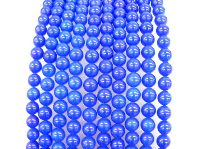 Wholesale 10pcs 16'' HUGE 12MM Blue Jade Necklace