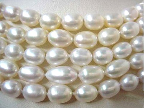Wholesale 6-7mm 5pcs white cultured pearls necklace