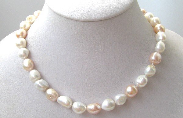 baroque great luster multi-color freshwater pearls