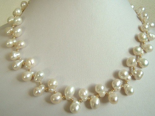pignut shape pearl necklace clasp 9k