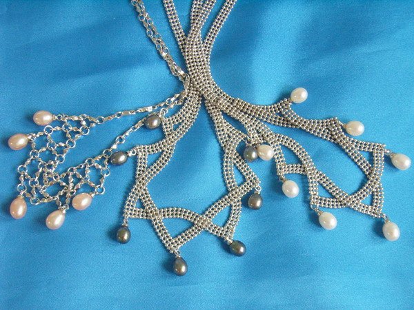 Wholesale 3 7-8mm Fresh Water Pearls Drip necklaces