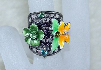Rhinestone ring wire gy