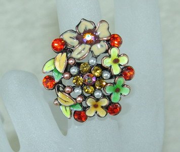 Rhinestone ring shine RG