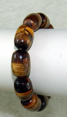 tigereye beaded bracelet